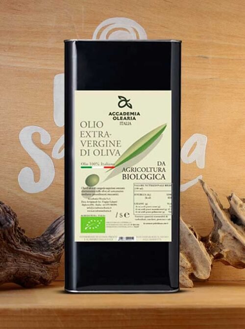 Olio extravergine d'oliva "Da agricoltura biologica" in lattina