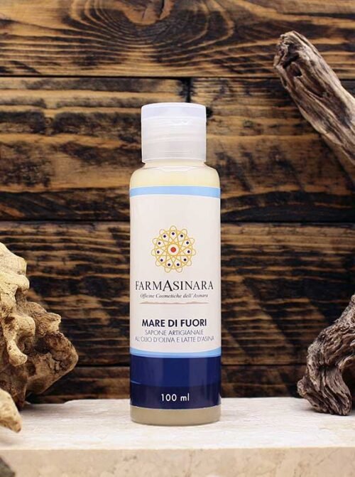 Sapone artigianale all'olio d'oliva e latte d'asina "Mare di fuori"