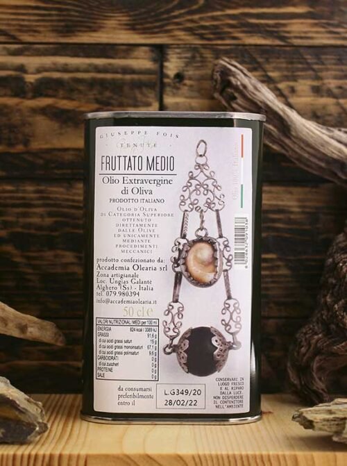 Olio fruttato medio in lattina