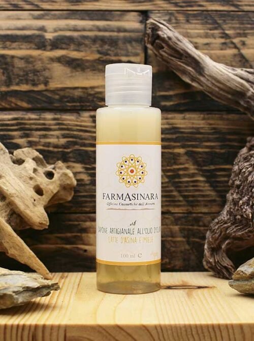 Sapone liquido al latte d'asina e miele