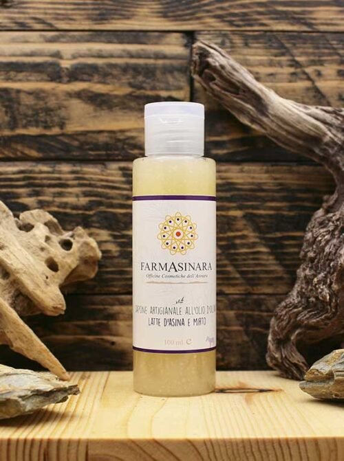 Sapone liquido al latte d'asina e mirto