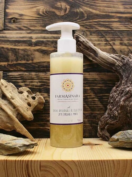 Sapone liquido al latte d'asina e mirto 200 ml