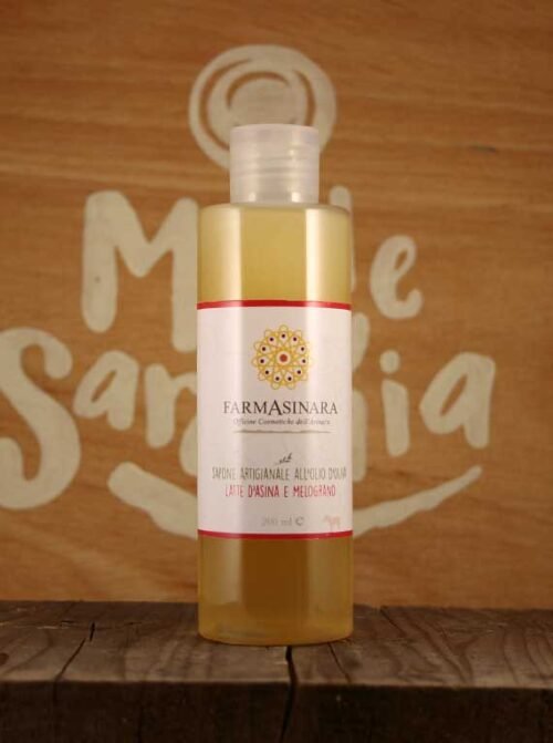Sapone liquido al latte d'asina e melograno 200 ml