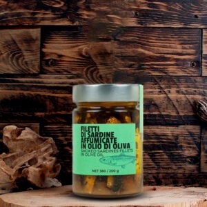 Filetti di sardine affumicate in olio di oliva